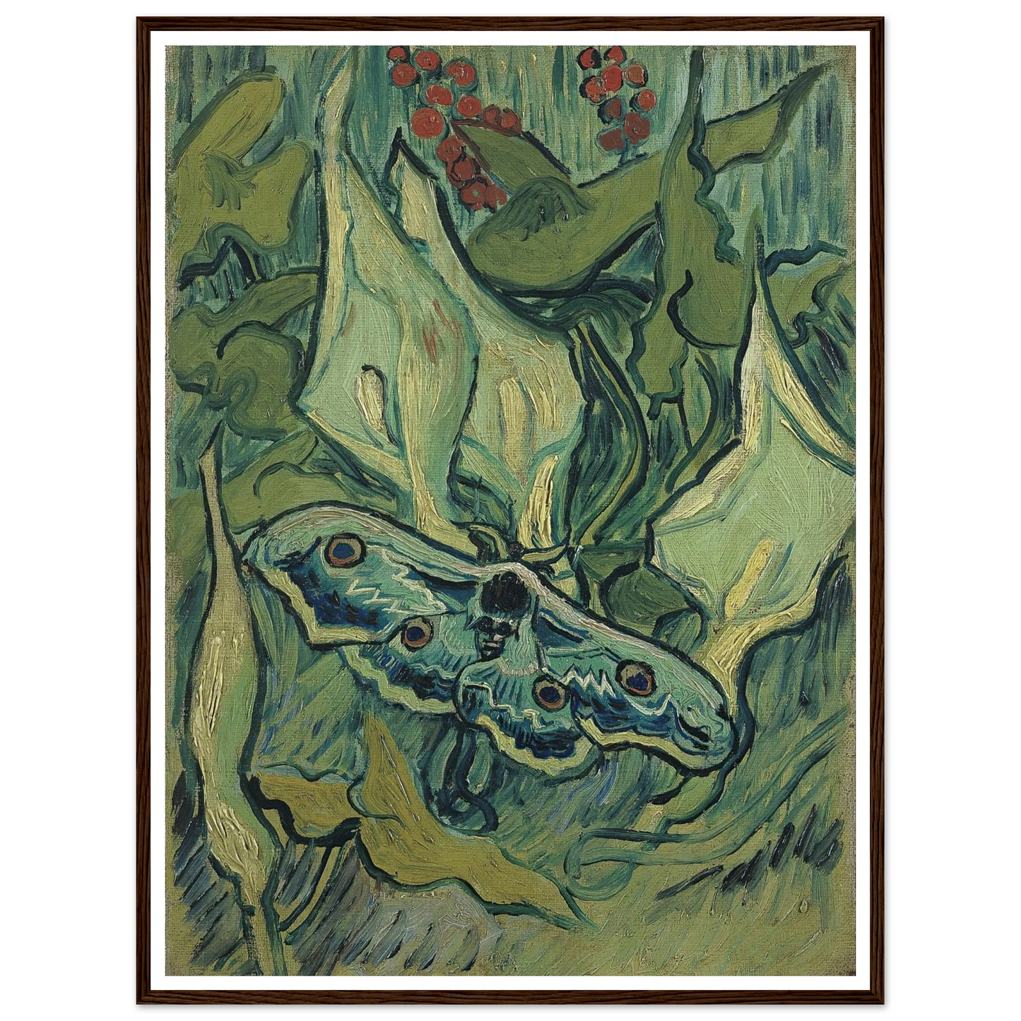 Emperor moth (1889) Art Print | Vincent van Gogh-Quipham Collections