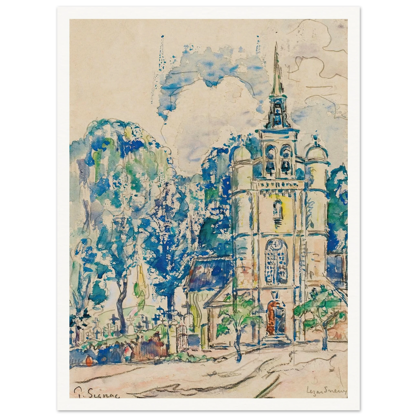 Lezardieux Art Print | Paul Signac-Quipham Collections
