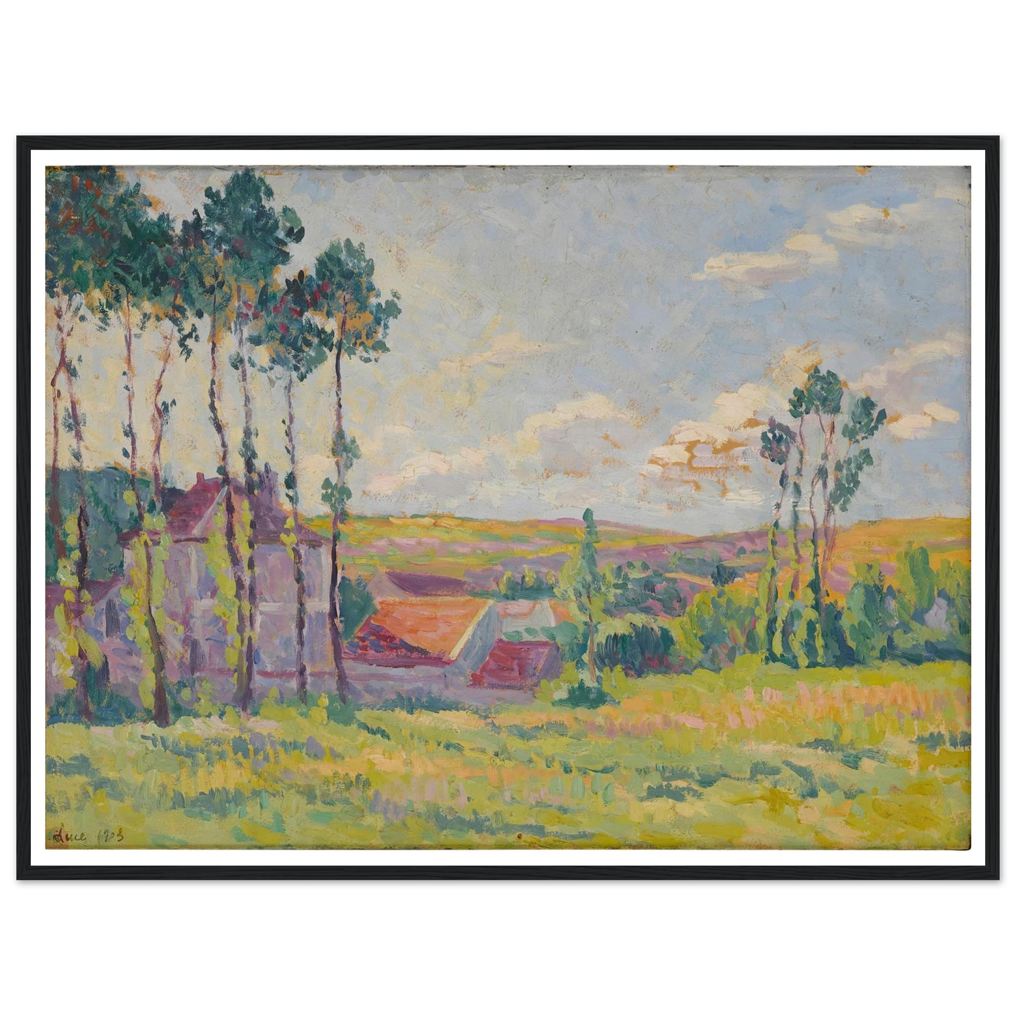 Moulineux, la teinderie (1903) Art Print | Maximilien Luce-Quipham Collections
