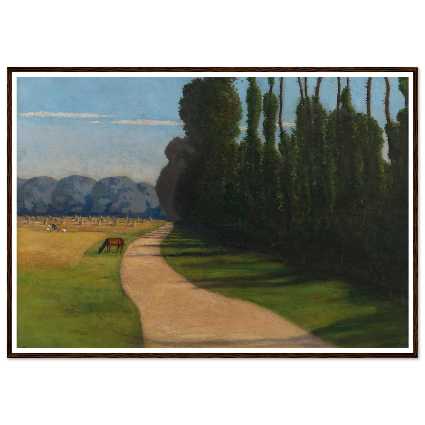 Chemin de la Croix-Rouge (1918) Art Print | Felix Vallotton-Quipham Collections
