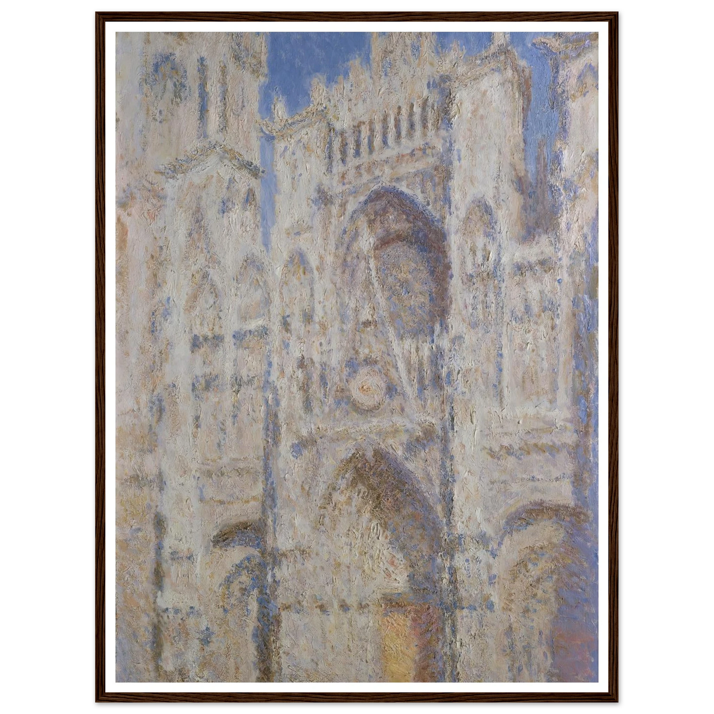 Rouen Cathedral; The Portal (Sunlight) (1894) Art Print | Claude Monet-Quipham Collections