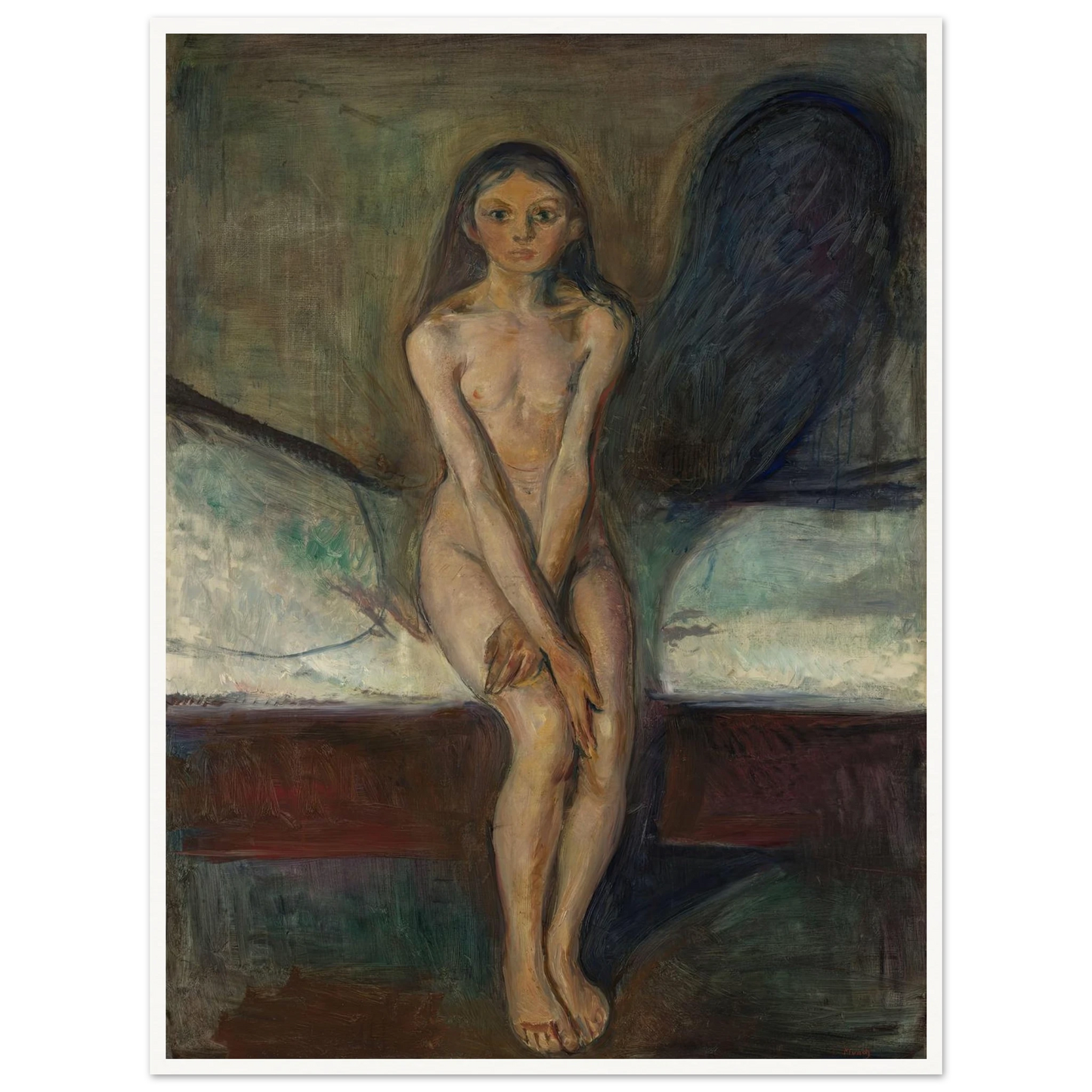 Puberty (1894) Art Print | Edvard Munch-Quipham Collections