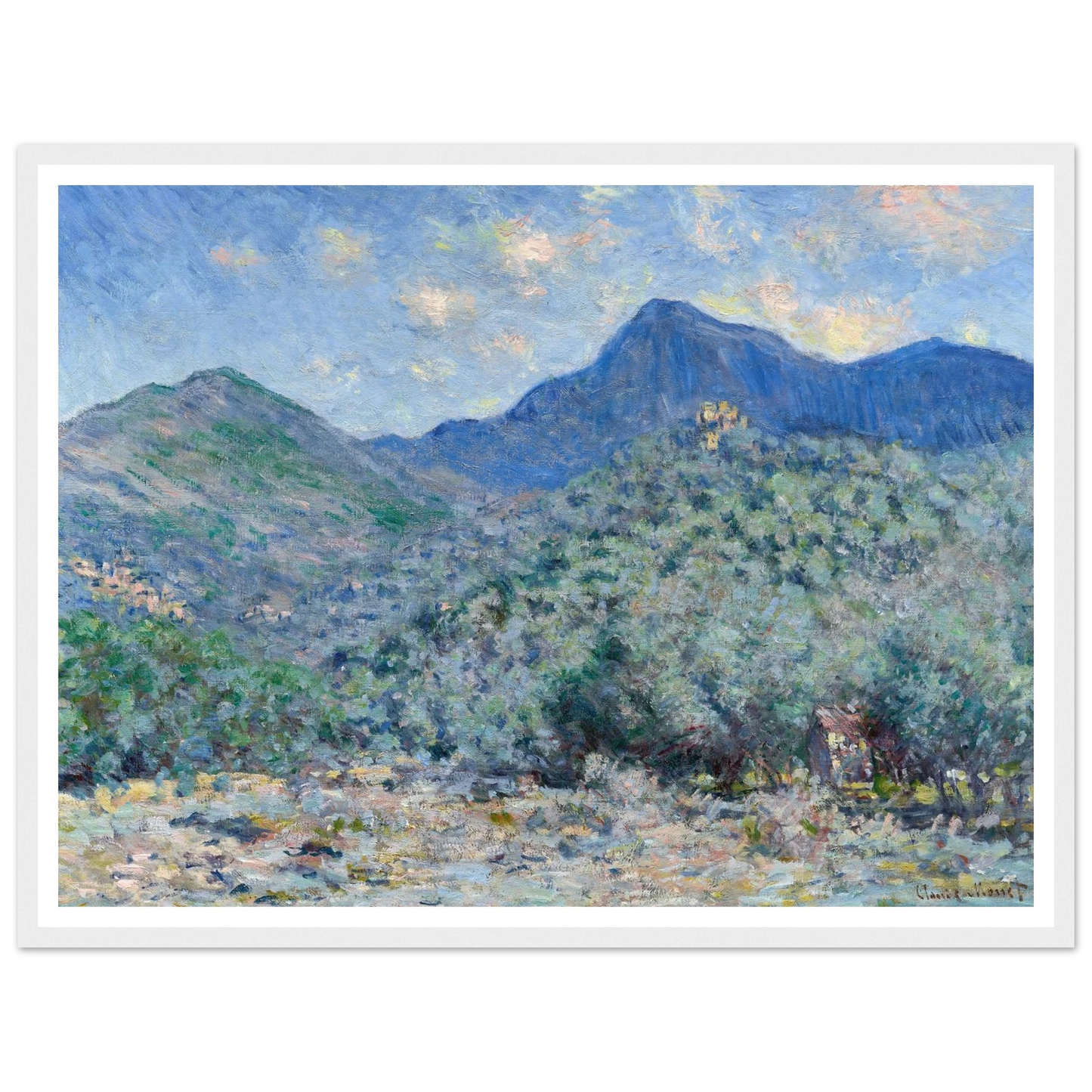Valle Buona, Near Bordighera (1884) Art Print | Claude Monet-Quipham Collections