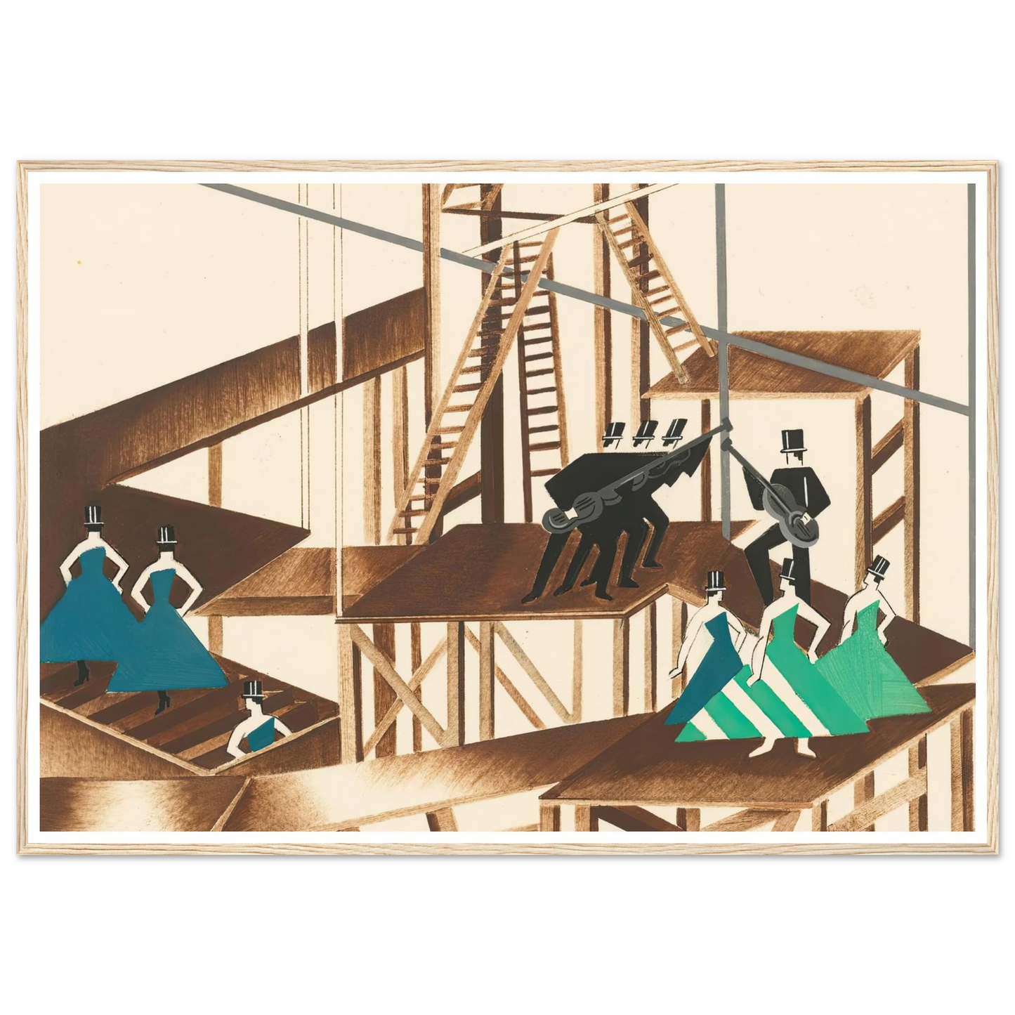 Maquettes dé Théatre 16 Art Print | Alexandra Exter-Quipham Collections