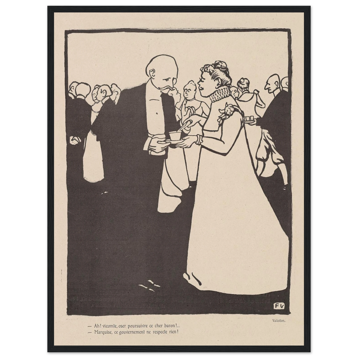 1er août 1903. Art Print | Felix Vallotton-Quipham Collections