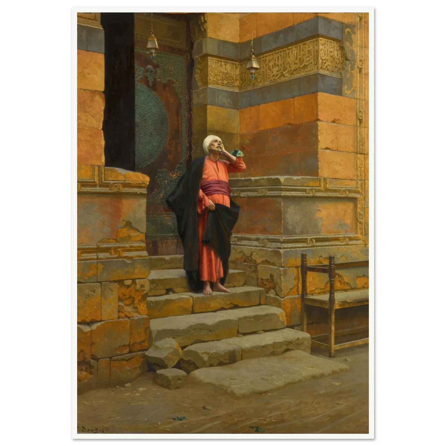 Before the Mosque Art Print | Ludwig Deutsch-Quipham Collections