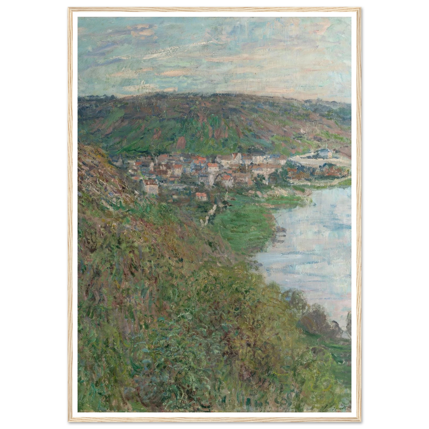 View of Vétheuil (1880) Art Print | Claude Monet-Quipham Collections