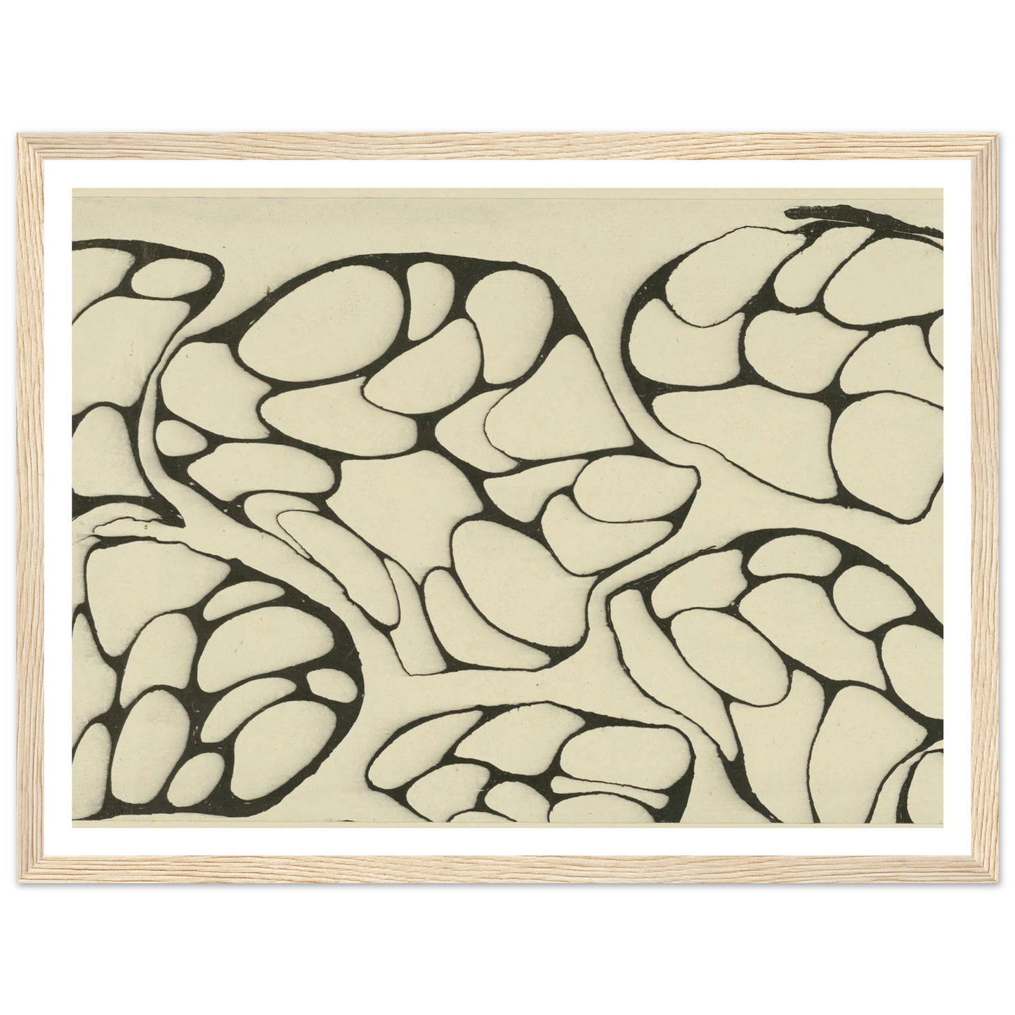 Adermarmorpapier (1903 - 1907) Art Print | Josef Hoffmann-Quipham Collections