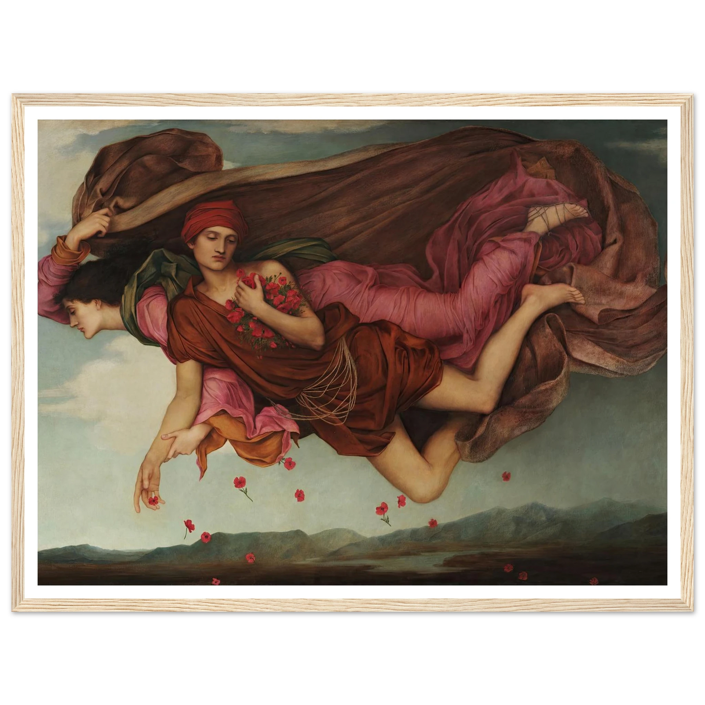Night and Sleep (1878) Art Print | Evelyn de Morgan-Quipham Collections