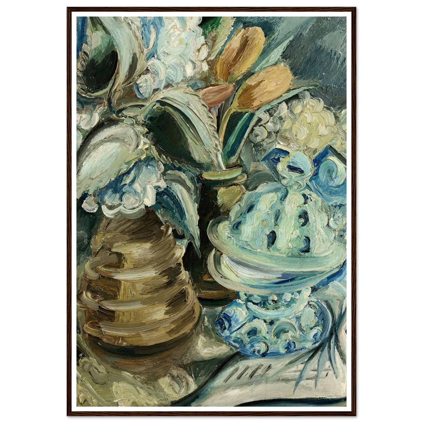Hortensien und Tulpen (1925) Art Print | Paul Kleinschmidt-Quipham Collections