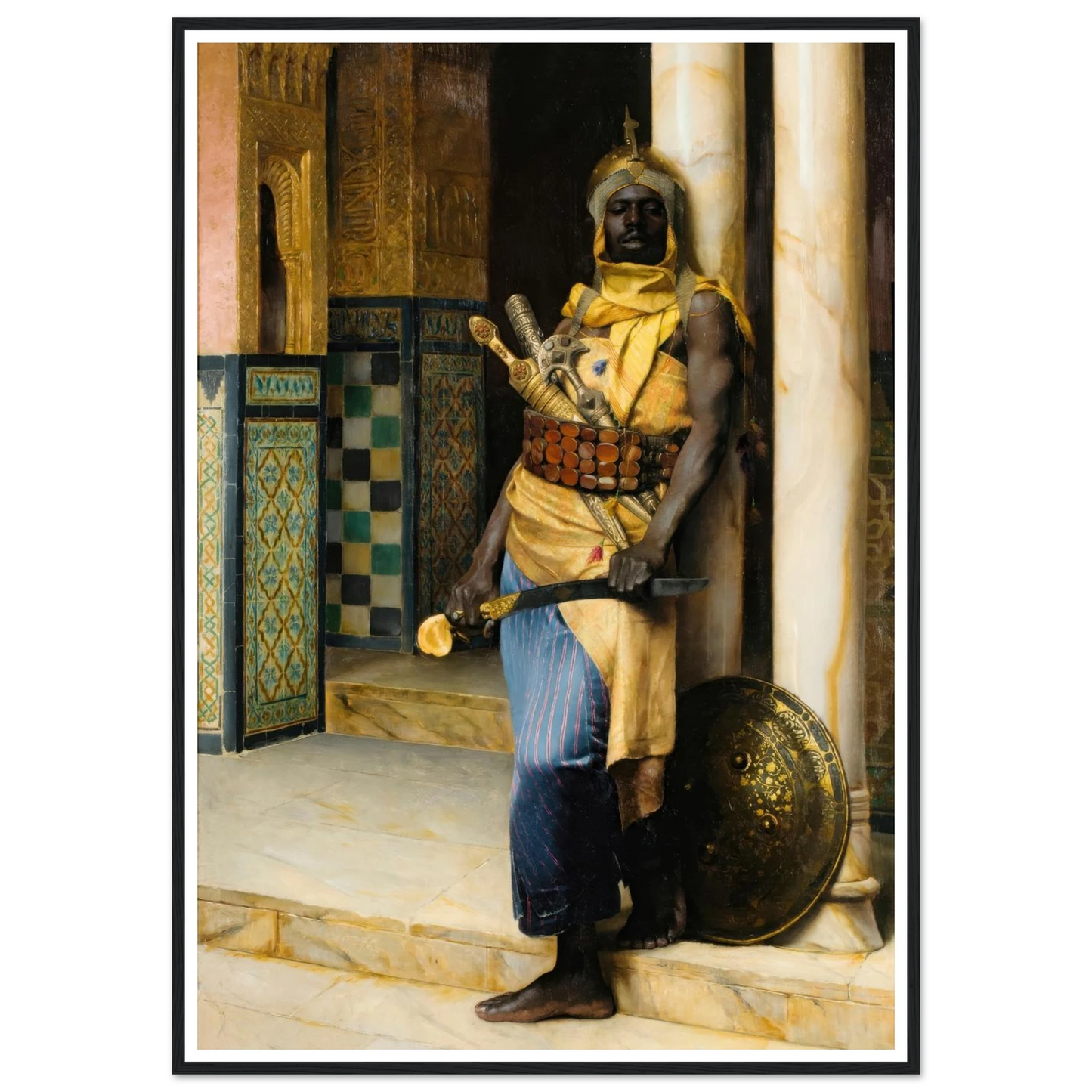 Guarding the Palace (1888) Art Print | Ludwig Deutsch-Quipham Collections