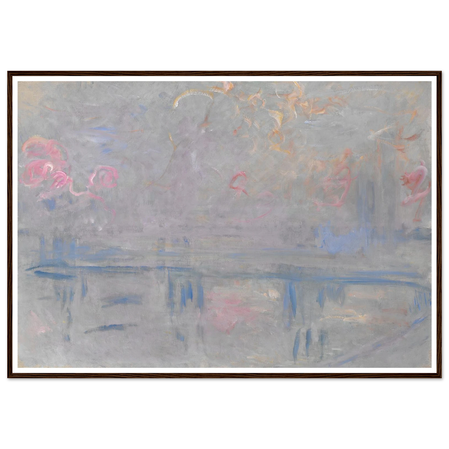 Charing Cross Bridge (1900) Art Print | Claude Monet-Quipham Collections