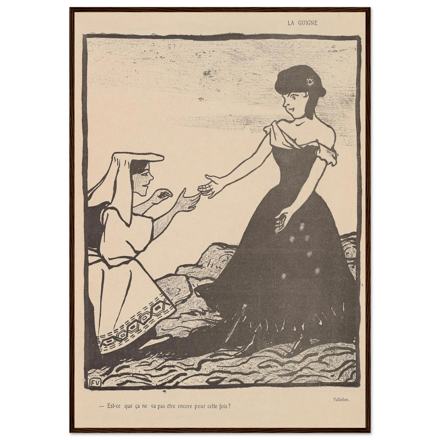 25 juillet 1903 Art Print | Felix Vallotton-Quipham Collections