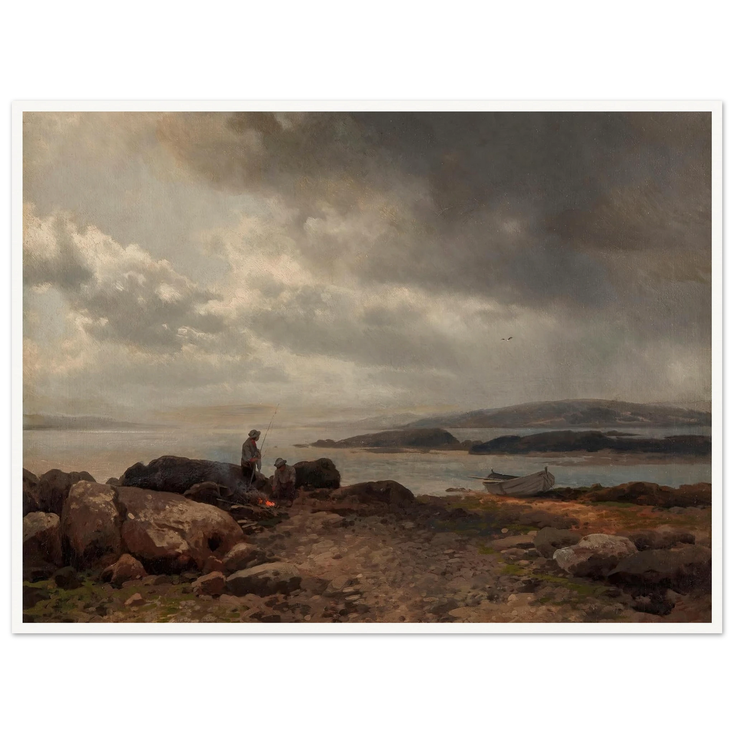 Coast of Maine Art Print | Hermann Ottomar Herzog-Quipham Collections