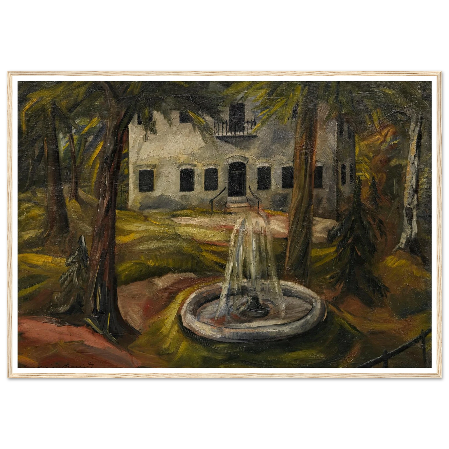 Schloss Burgau bei Wasserburg am Inn (1909) Art Print | Paul Kleinschmidt-Quipham Collections