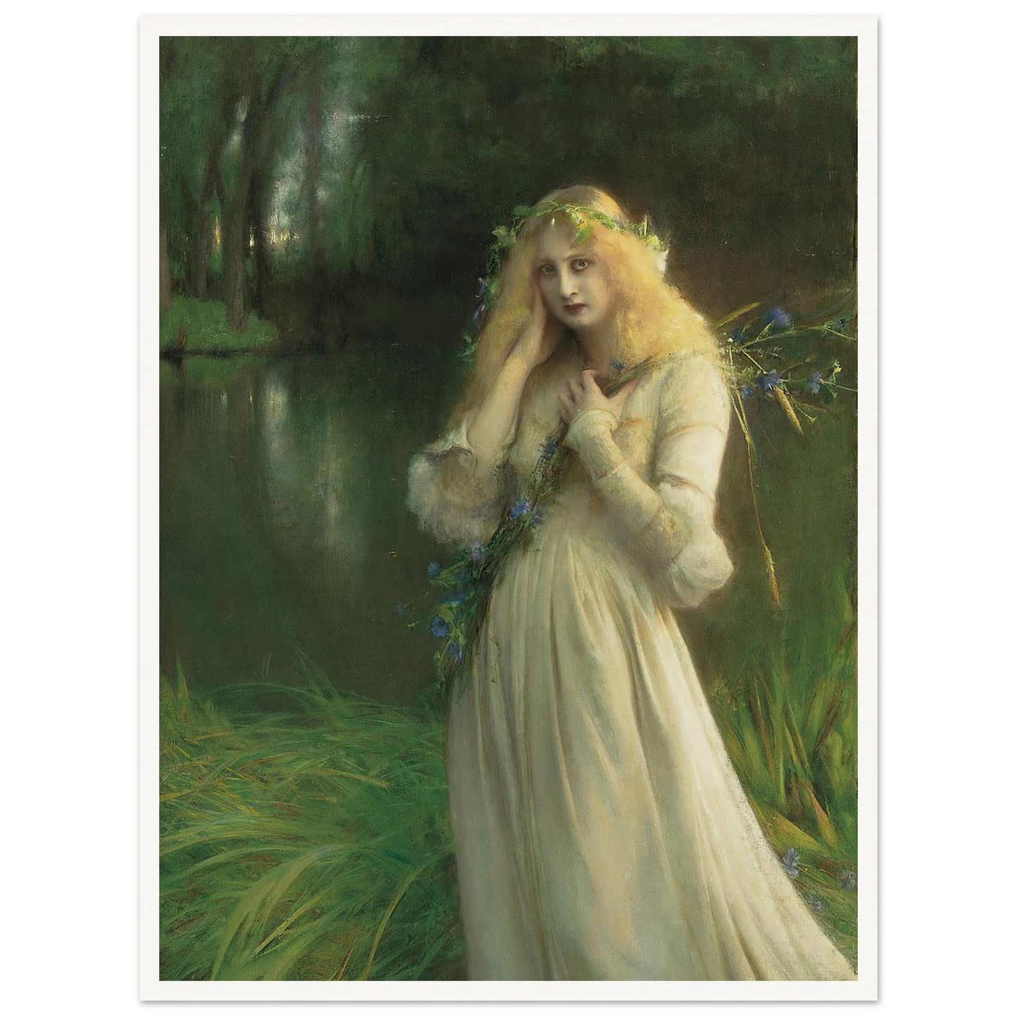 Ophelia (1900) Art Print | Pascal Adolphe Jean Dagnan Bouveret-Quipham Collections