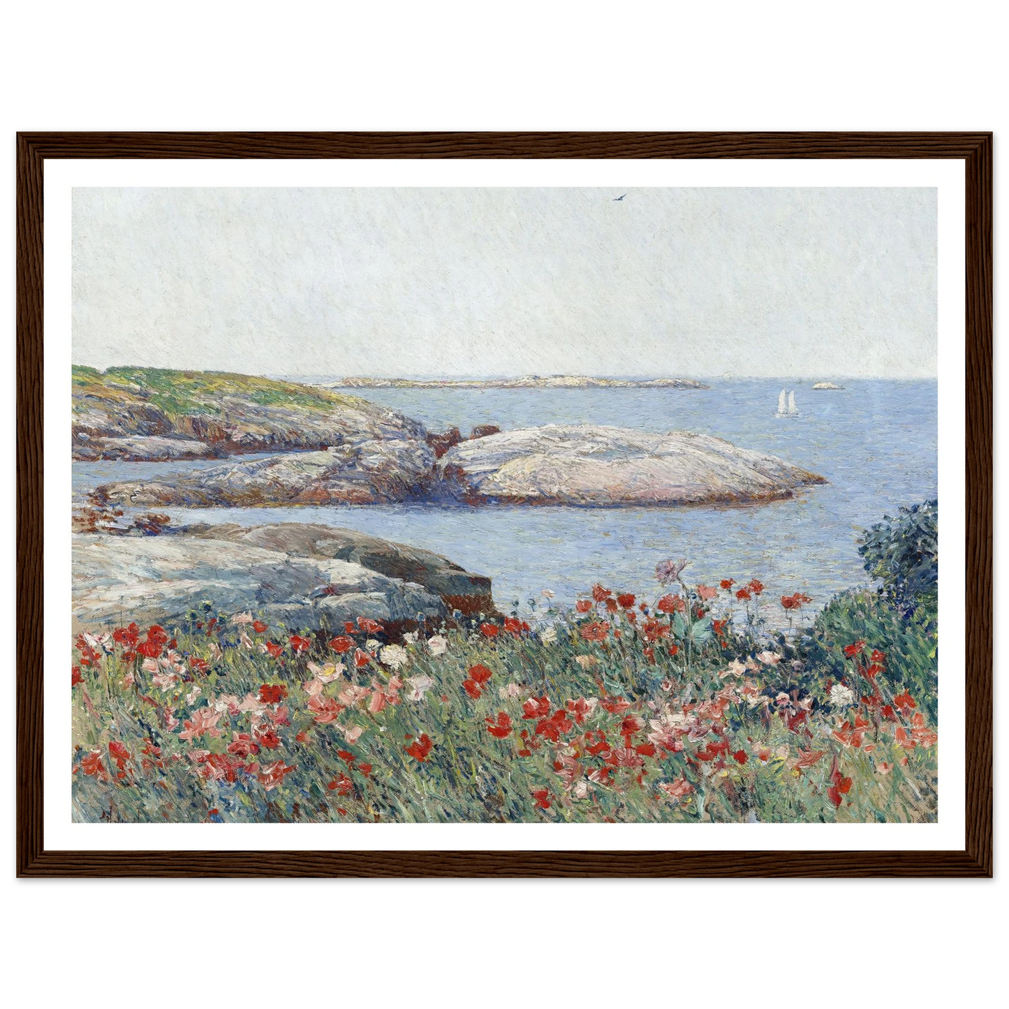 Poppies,Isles of Shoals (1891) Art Print | Childe Hassam-Quipham Collections
