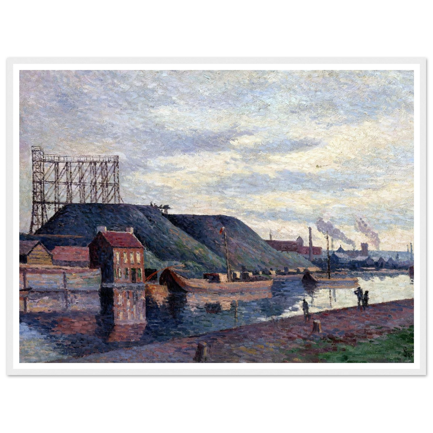 Les terrils de Sacré Madame (1897) Art Print | Maximilien Luce-Quipham Collections