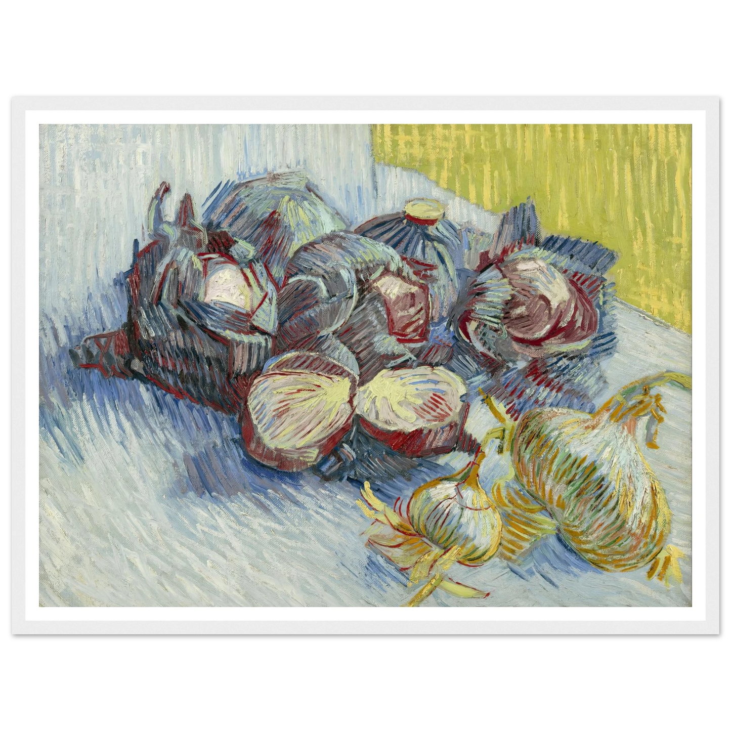 Red cabbages and onions (1887) Art Print | Vincent van Gogh-Quipham Collections