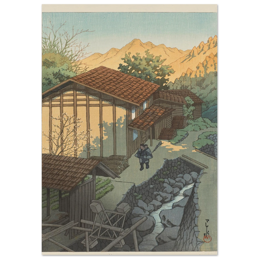 Bushu Nenoyama (1941) Art Print | Kawase Hasui-Quipham Collections