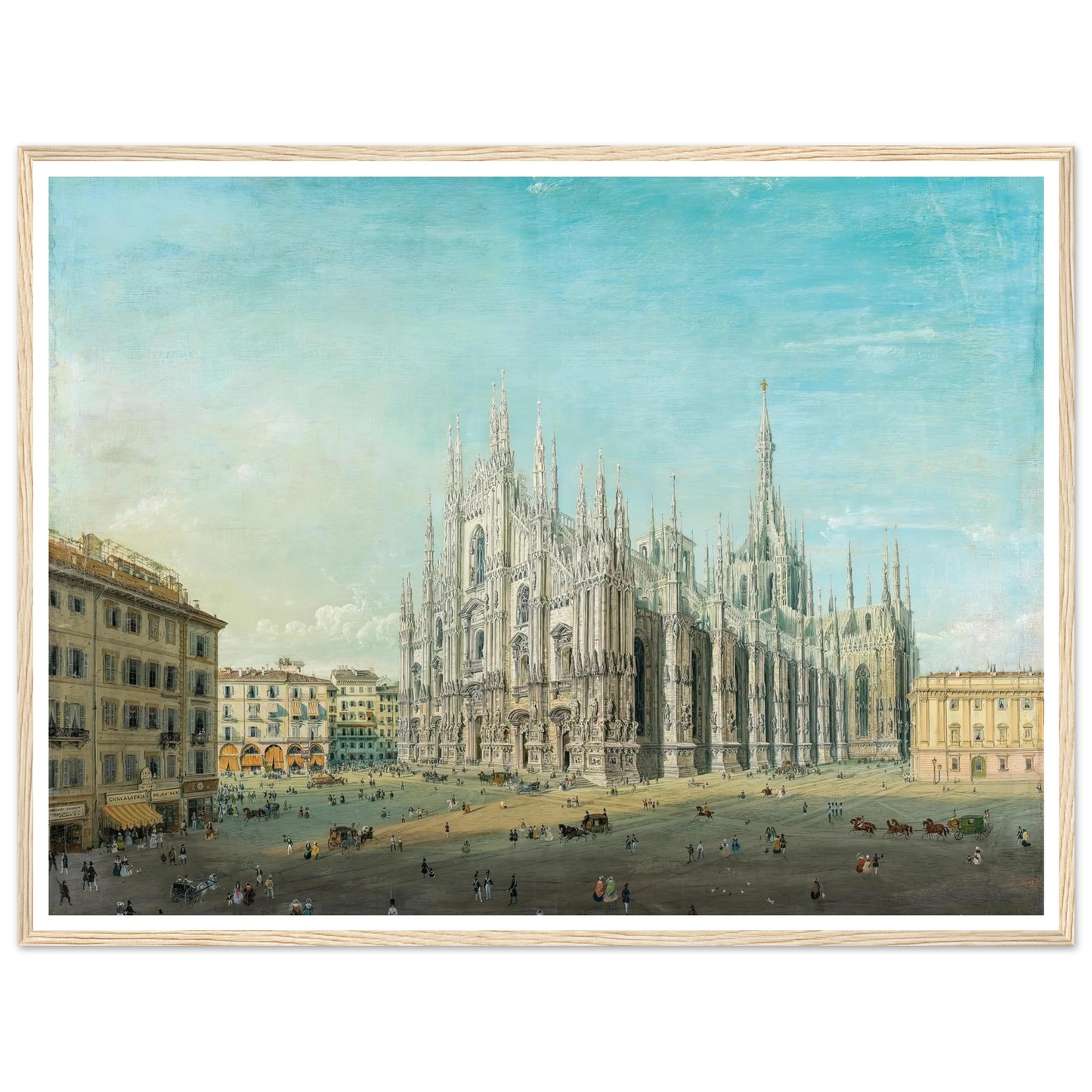 Piazza del Duomo, Milan Art Print | Carlo Bossoli-Quipham Collections