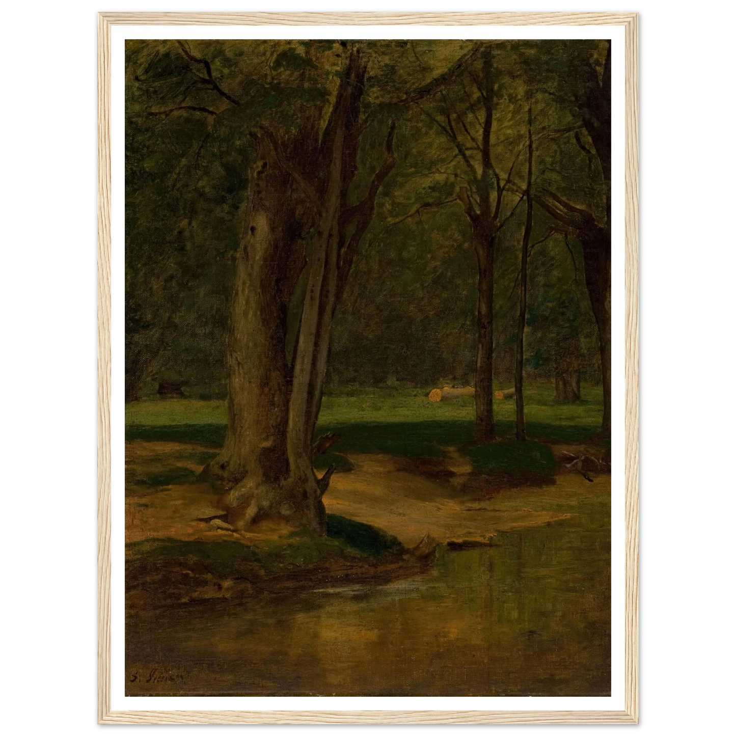 Trout Stream, North Conway (circa 1875-76) Art Print | George Inness-Quipham Collections