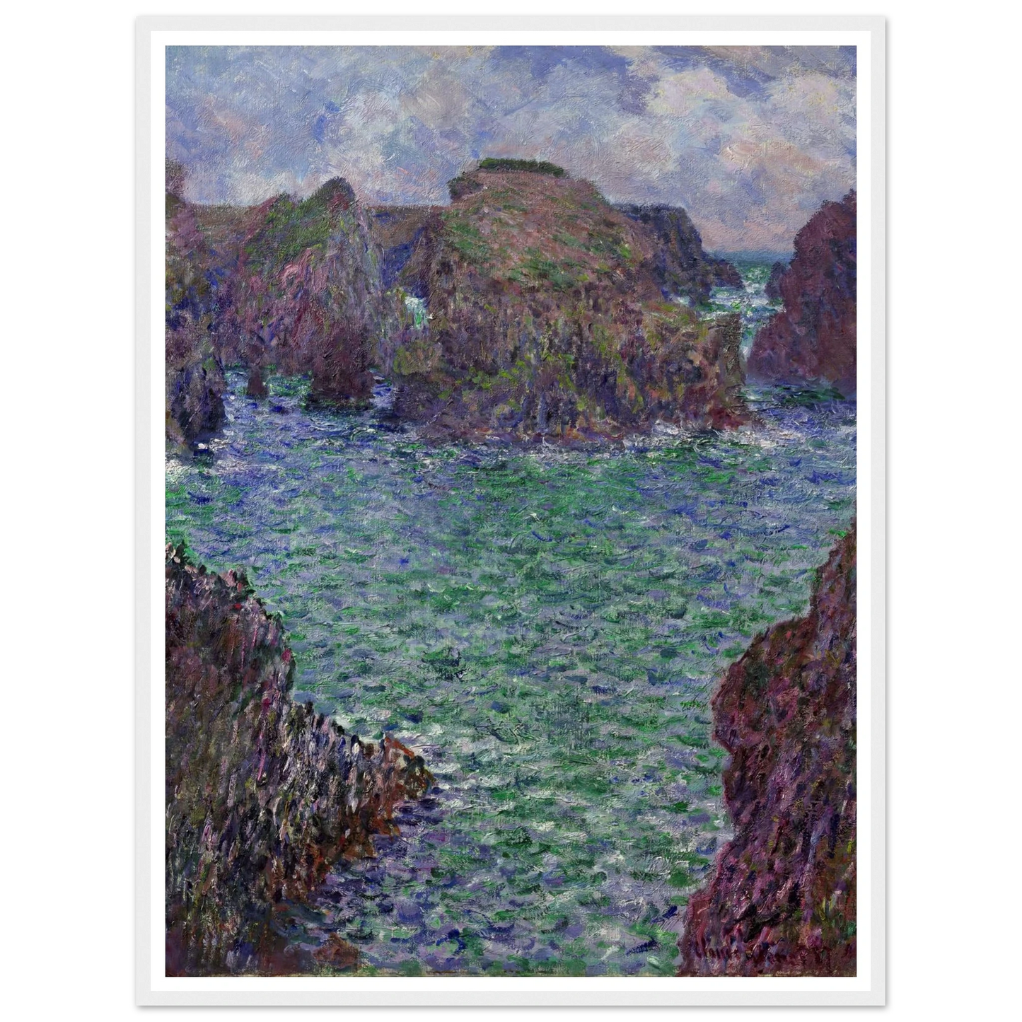 Port-Goulphar, Belle-Île (1887) Art Print | Claude Monet-Quipham Collections