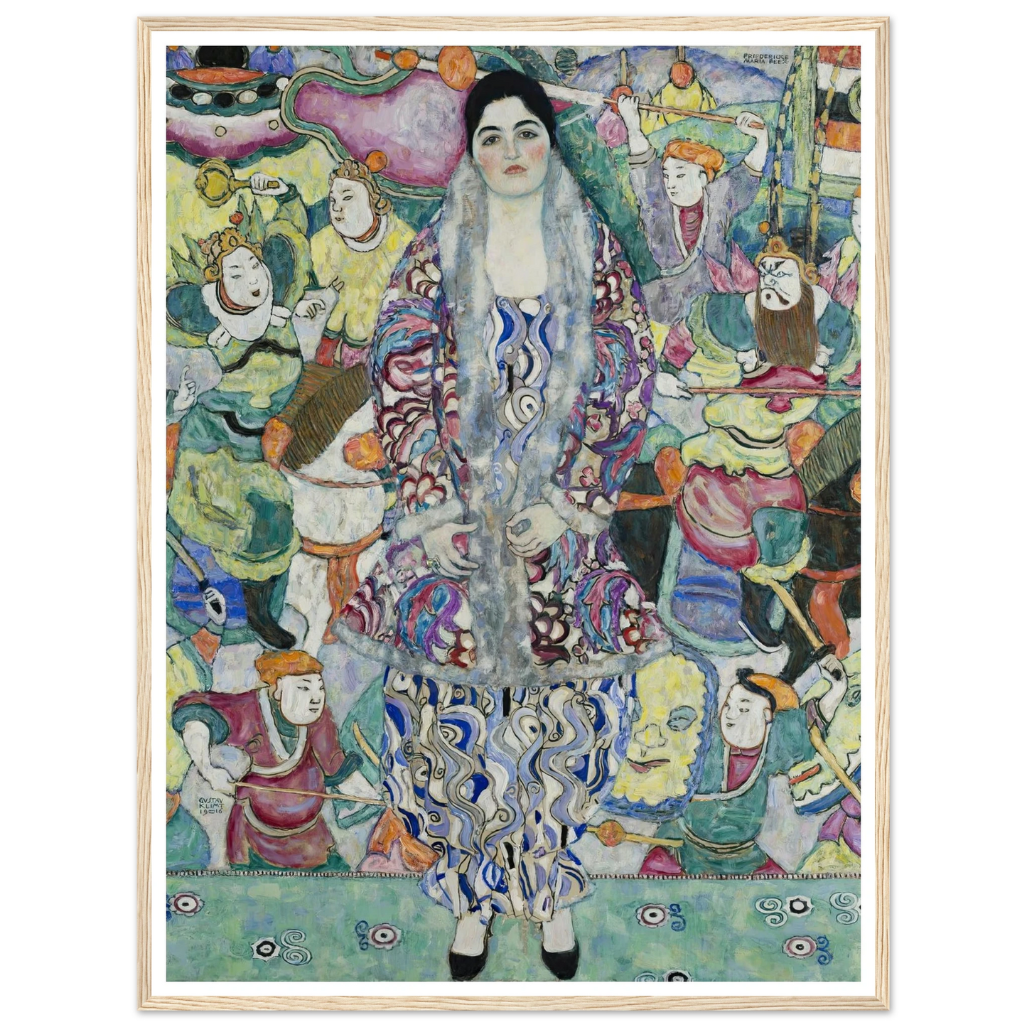 Portrait of Friederike Maria Beer (1916) Art Print | Gustav Klimt-Quipham Collections