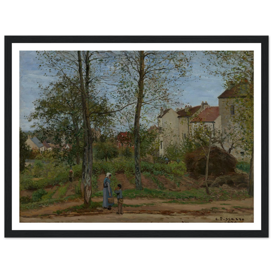 Landscape at Louveciennes (1870) Art Print | Camille Pissarro-Quipham Collections