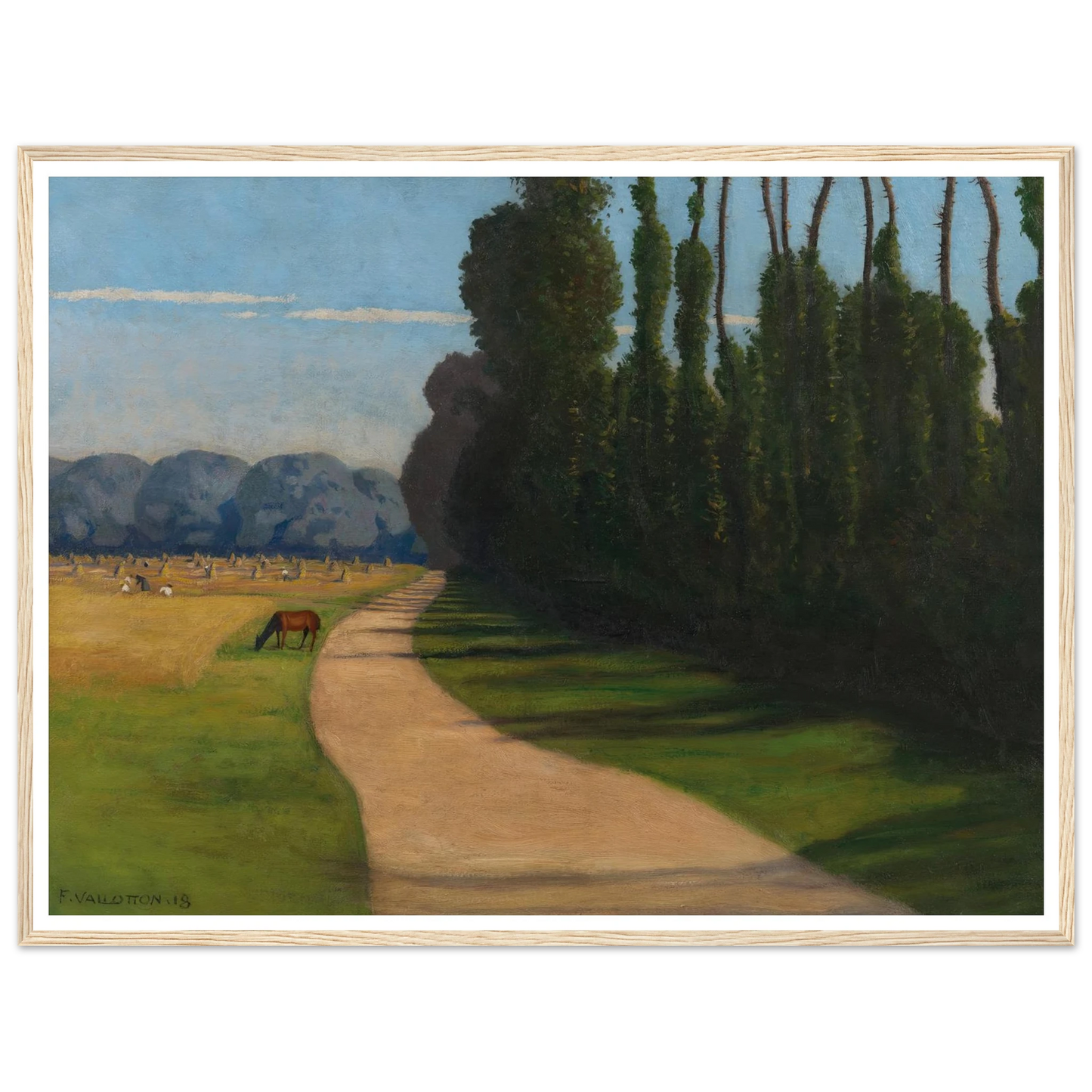 Chemin de la Croix-Rouge (1918) Art Print | Felix Vallotton-Quipham Collections