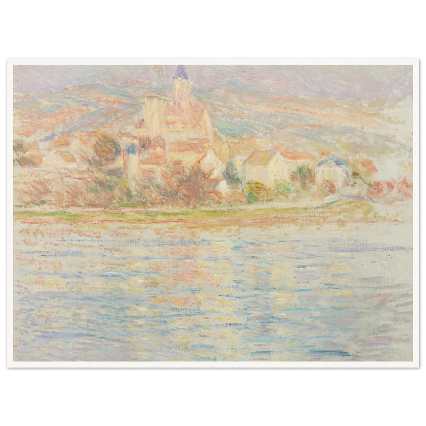 Vétheuil (circa 1901-1902) Art Print | Claude Monet-Quipham Collections