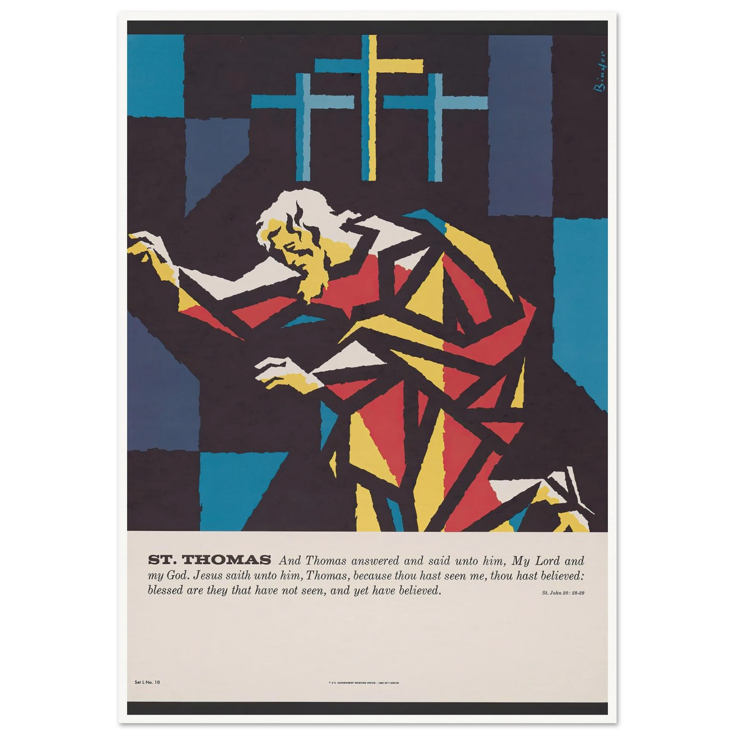 St. Thomas (1962) Art Print | Joseph Binder-Quipham Collections