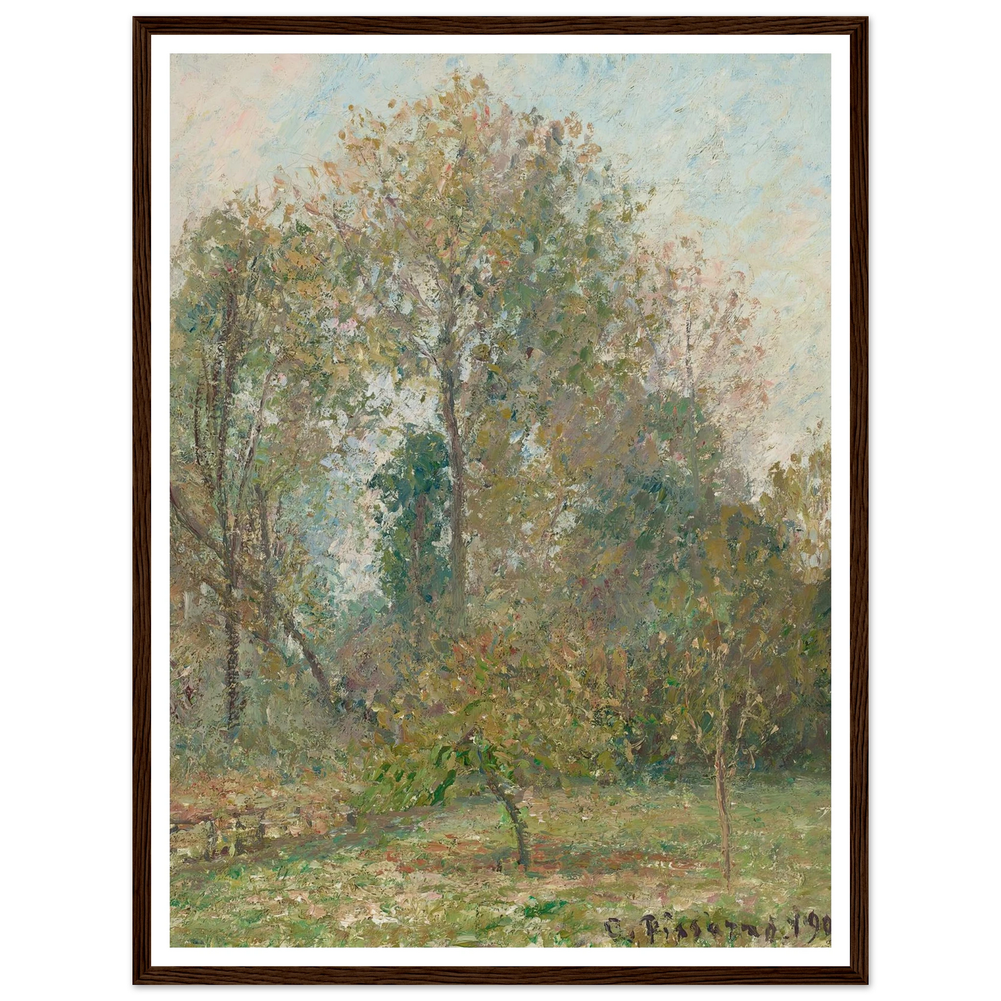 Gelée blanche à Eragny (1902) Art Print | Camille Pissarro-Quipham Collections