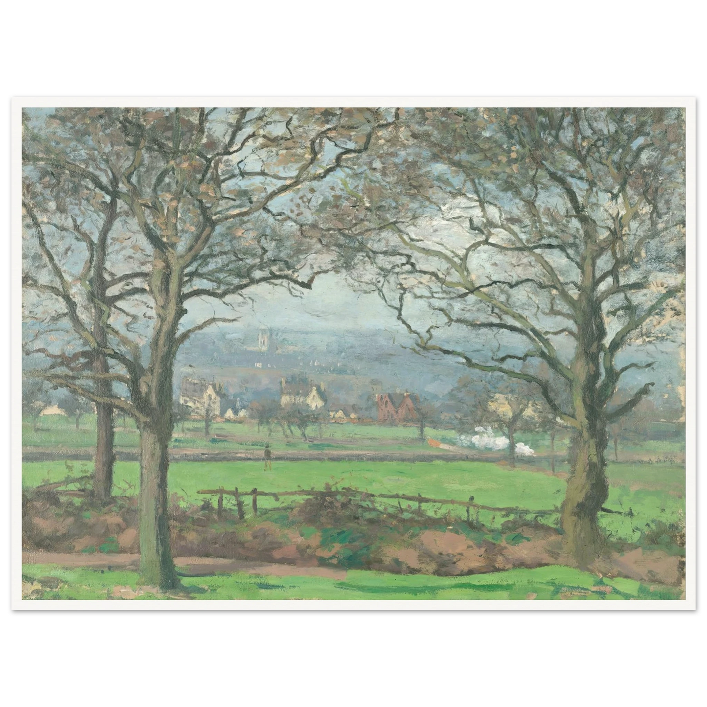 Near Sydenham Hill (1871) Art Print | Camille Pissarro-Quipham Collections
