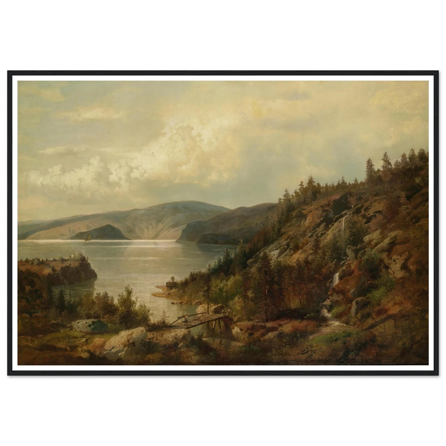 The Old Bridge Art Print | Hermann Ottomar Herzog-Quipham Collections
