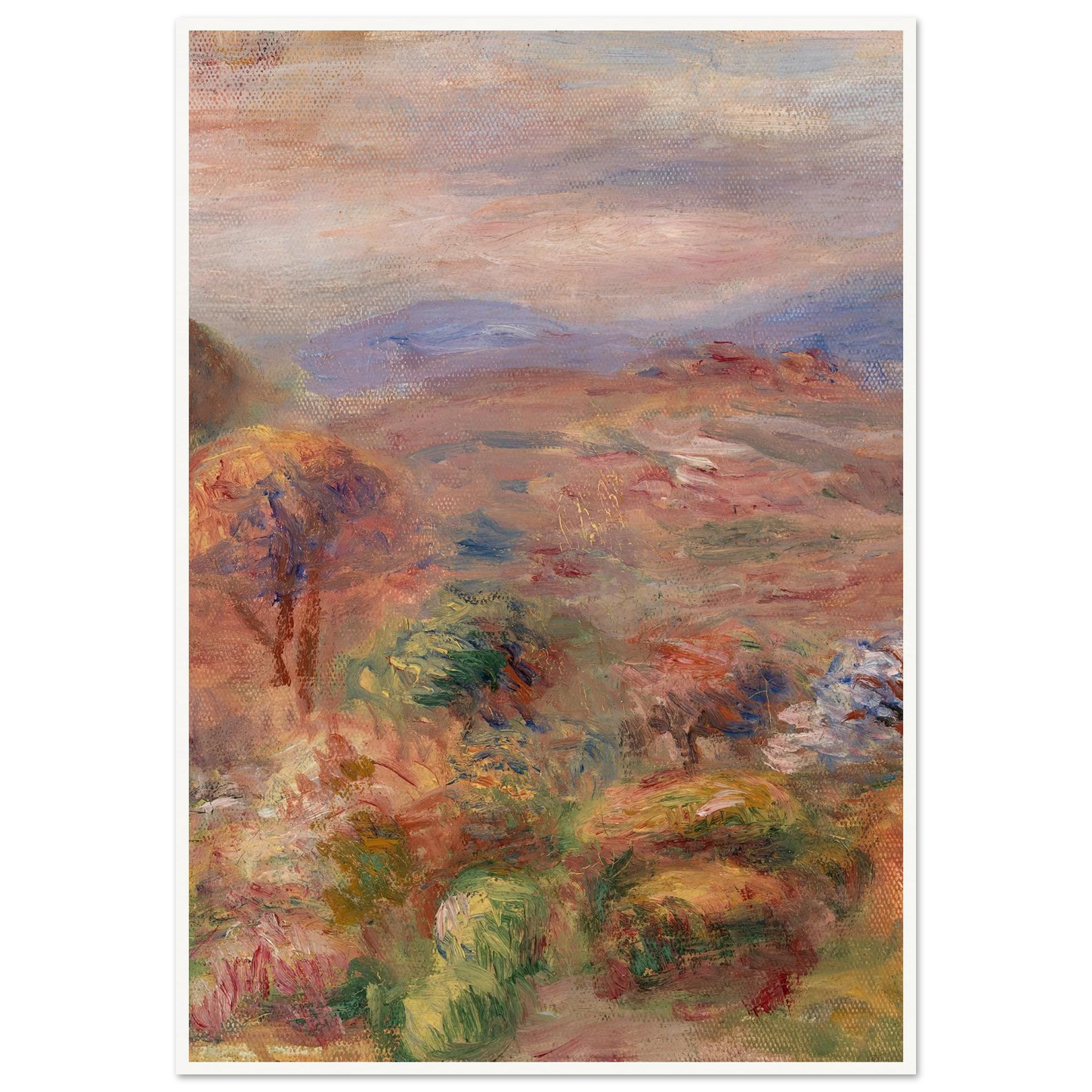 Landscape (Paysage) (c. 1911) Art Print | Pierre Auguste Renoir-Quipham Collections