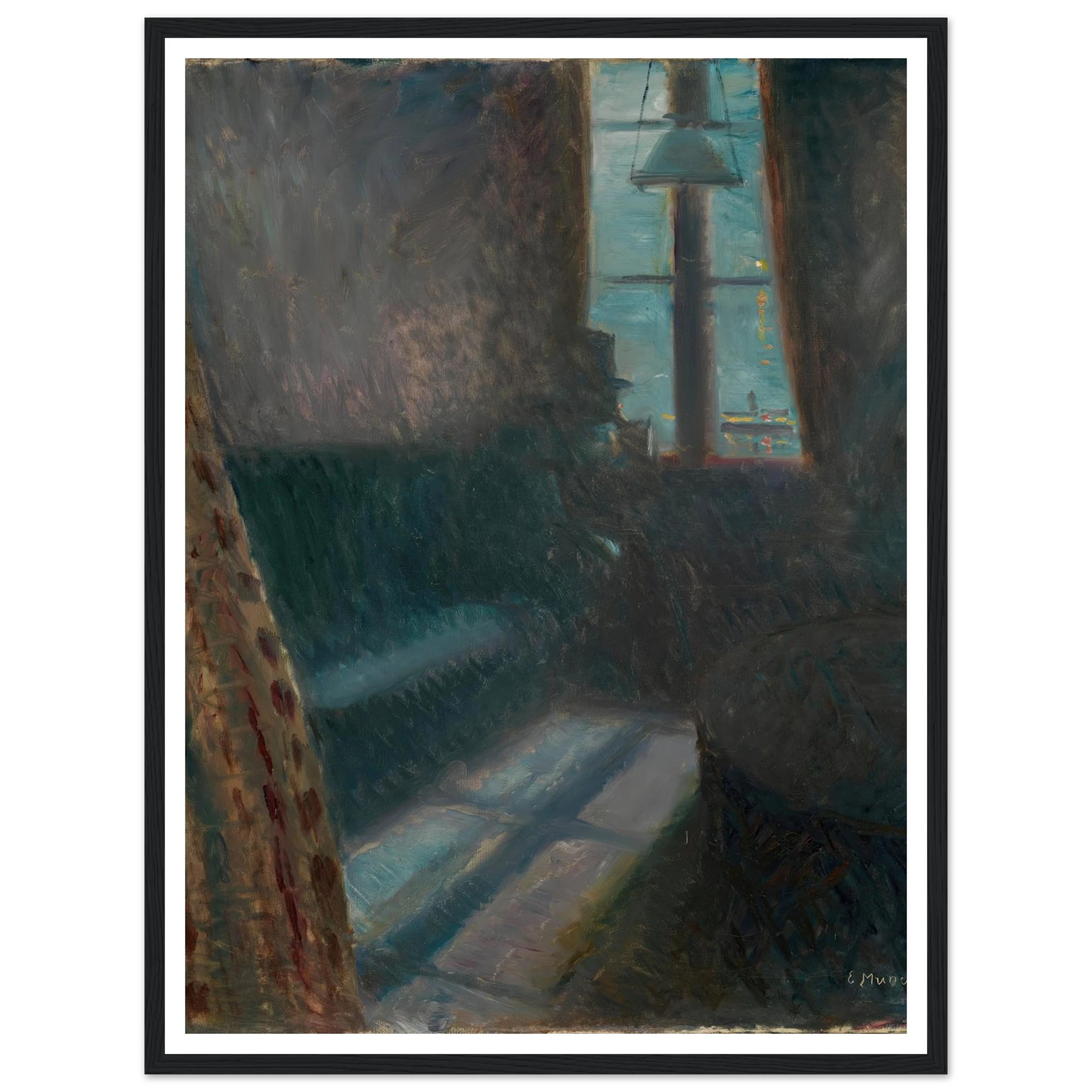 Night in Saint-Cloud (1890) Art Print | Edvard Munch-Quipham Collections