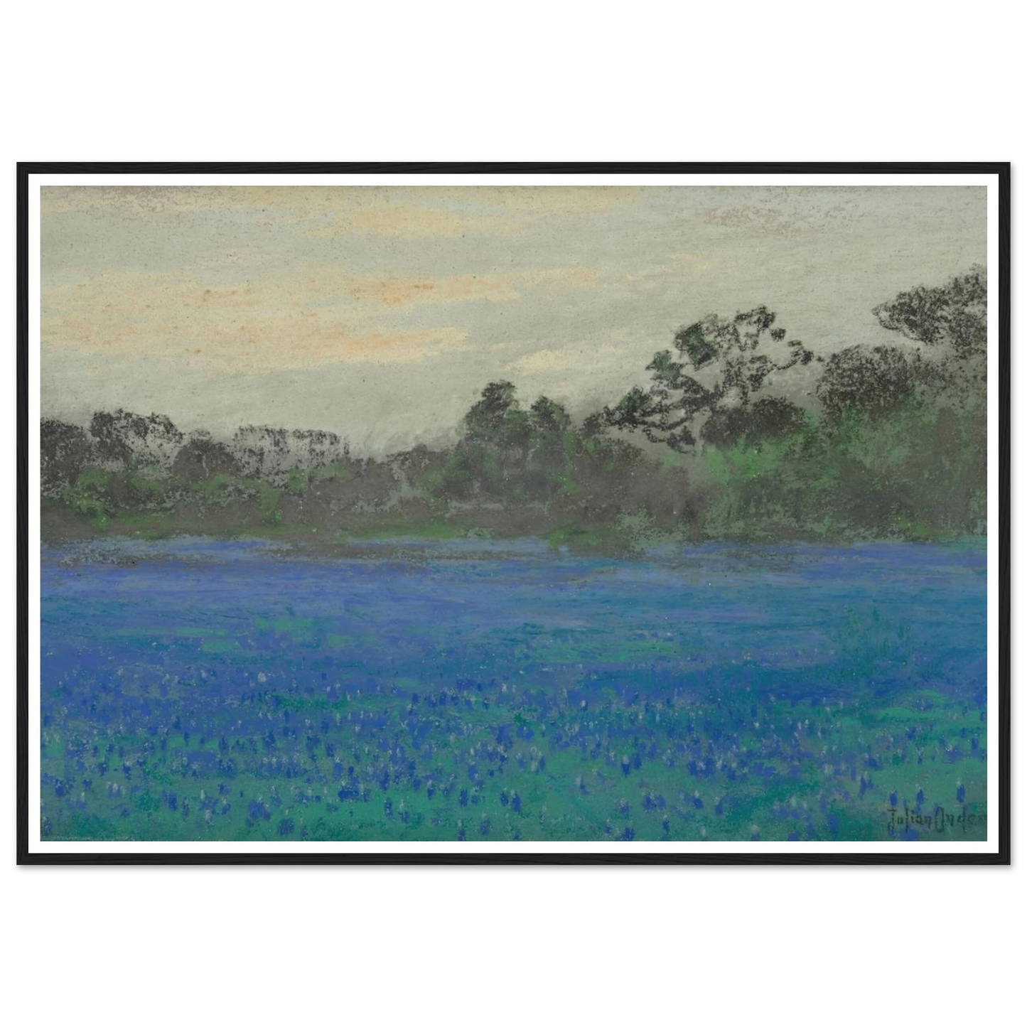 Bluebonnet Field (1921) Art Print | Julian Onderdonk-Quipham Collections