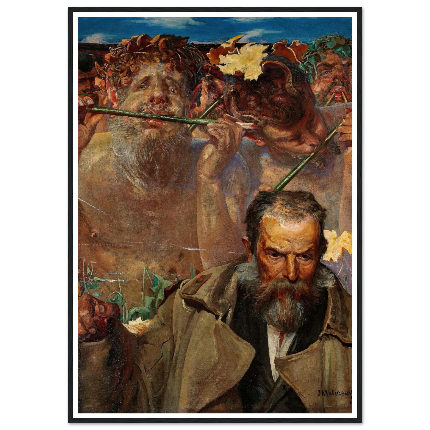 Story of a Song – Portrait of Adam Asnyk (1899) Art Print | Jacek Malczewski-Quipham Collections