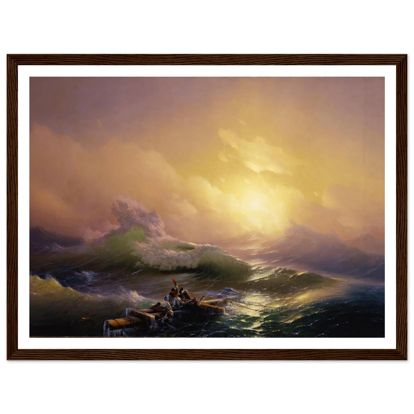The Ninth Wave (1850) Art Print | Ivan Konstantinovich Aivazovsky-Quipham Collections