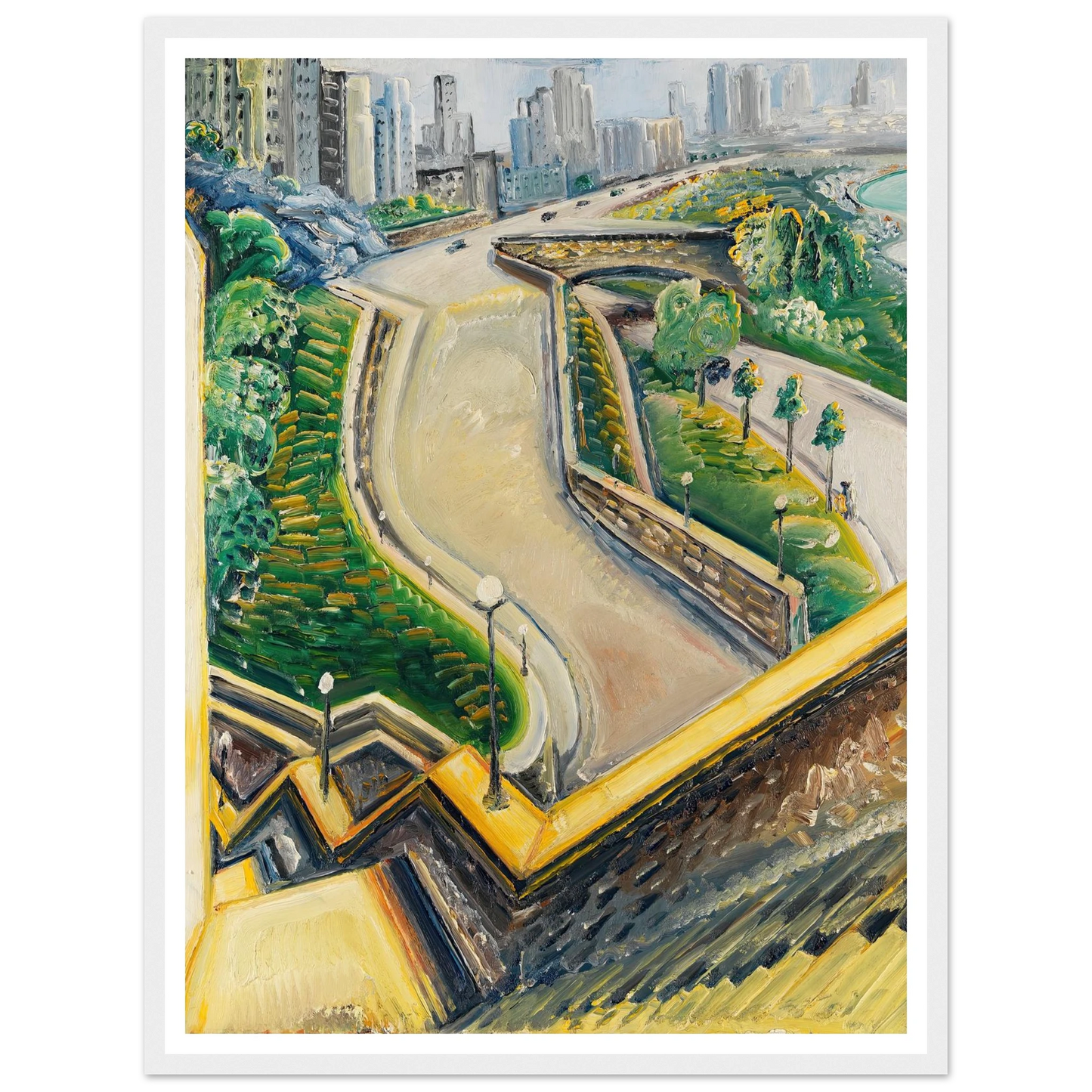 New York Riverside Drive (1934) Art Print | Paul Kleinschmidt-Quipham Collections