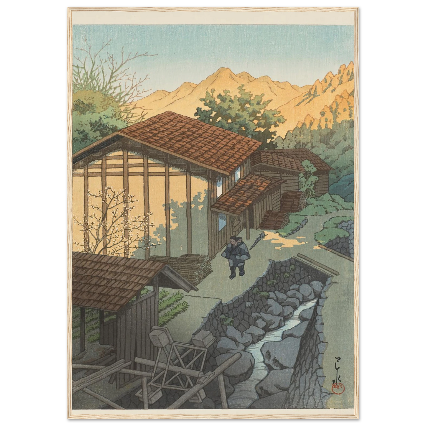 Bushu Nenoyama (1941) Art Print | Kawase Hasui-Quipham Collections
