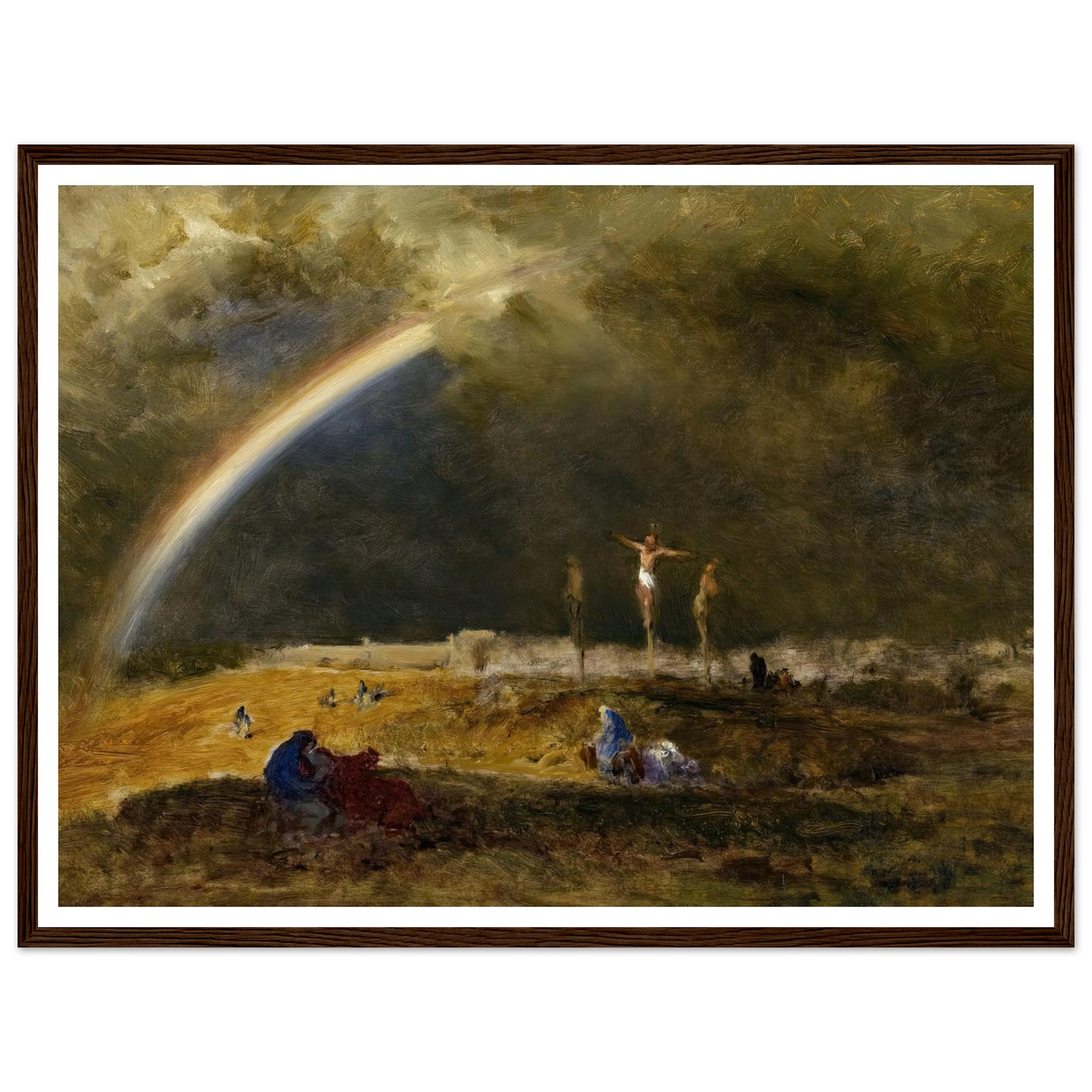 The Triumph at Calvary (c. 1874) Art Print | George Inness-Quipham Collections