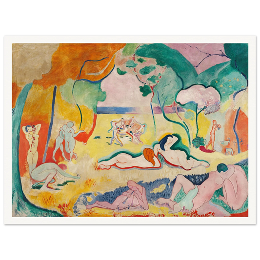 Le Bonheur de vivre, also called The Joy of Life (1905-1906) Art Print | Henri Matisse-Quipham Collections
