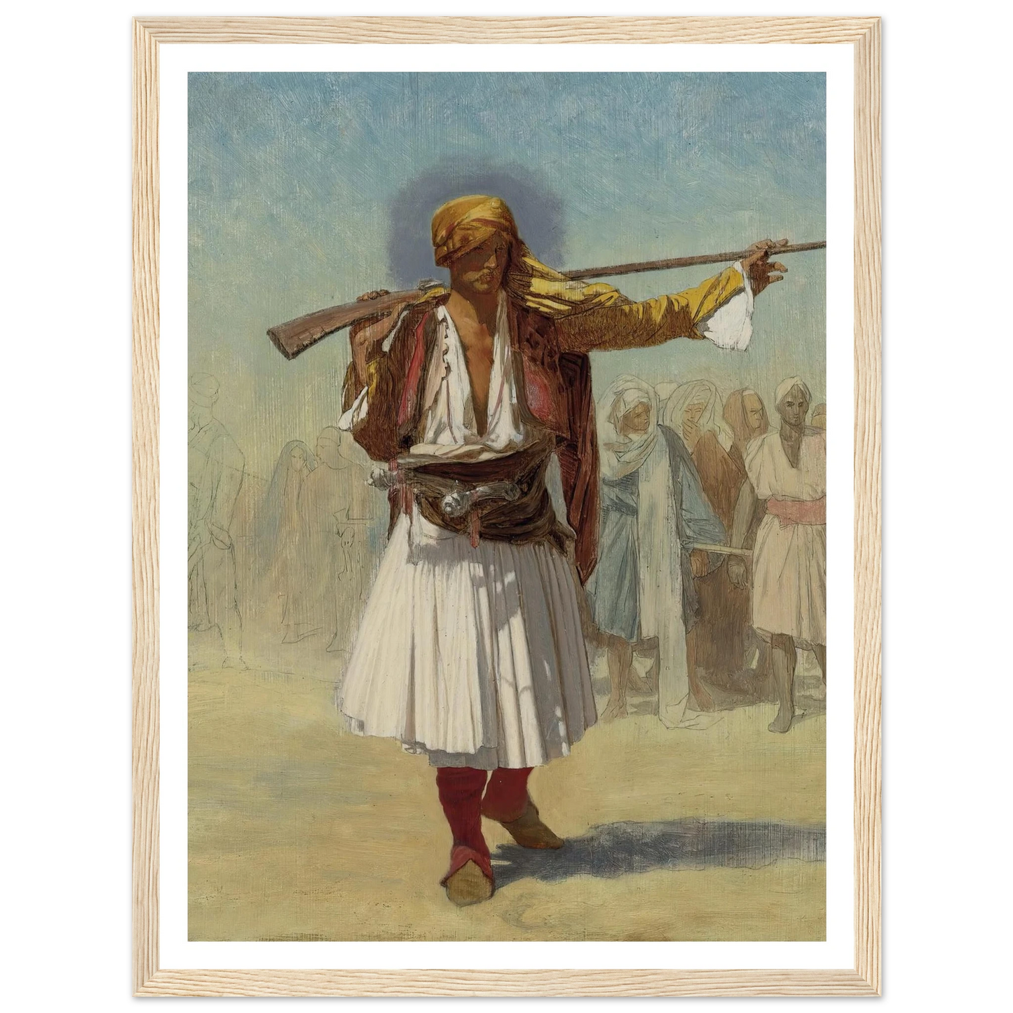 Arnaut Officer (1894) Art Print | Jean Leon Gerome-Quipham Collections