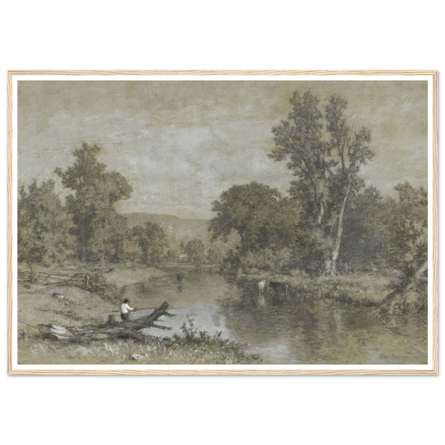 Milton, New York (ca. 1856) Art Print | George Inness-Quipham Collections