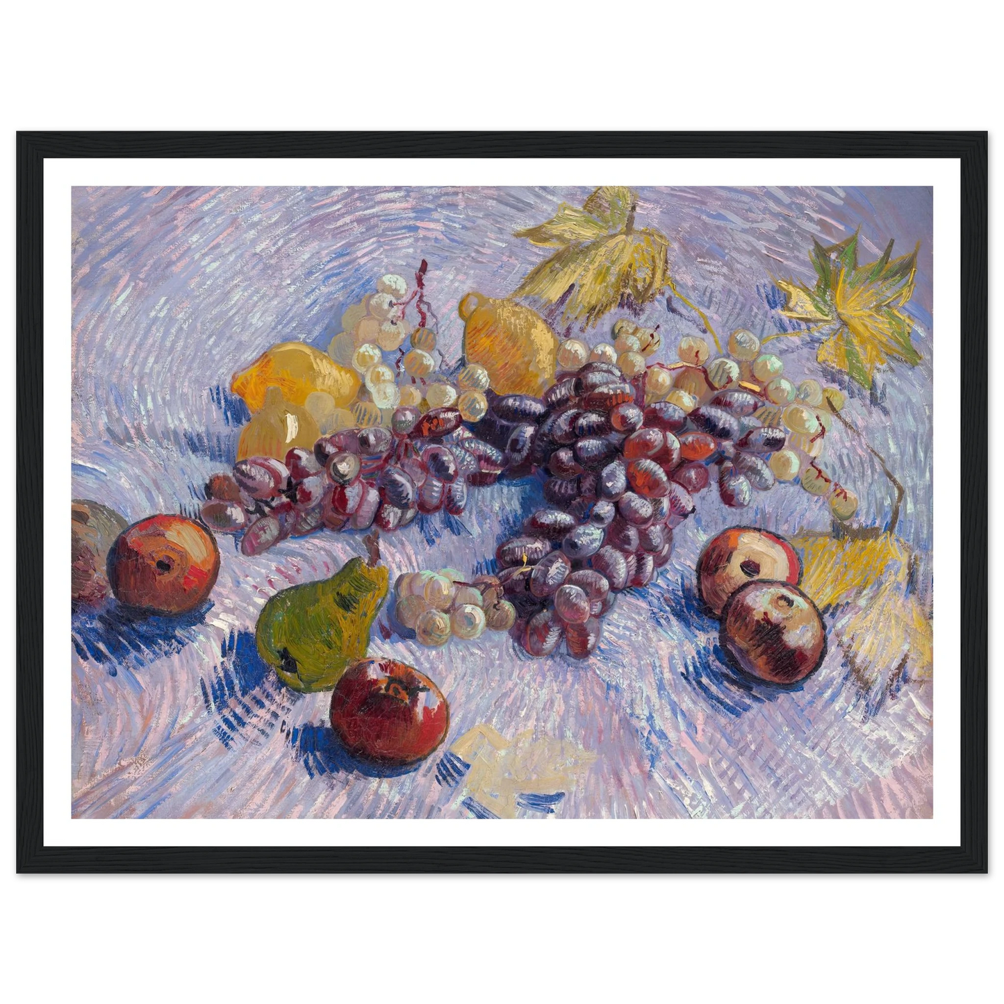 Grapes, Lemons, Pears, and Apples (1887) Art Print | Vincent van Gogh-Quipham Collections