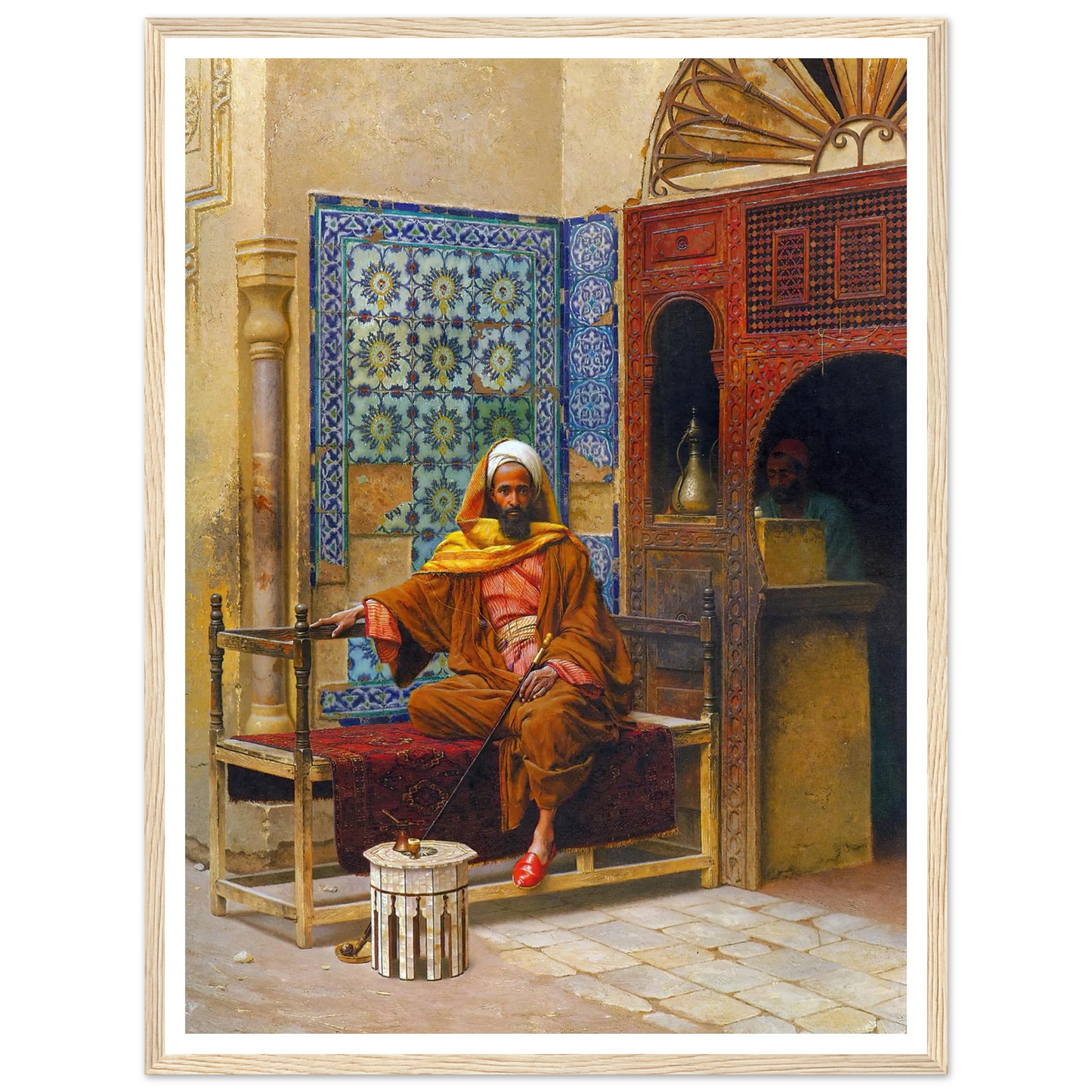 The Smoker (1903) Art Print | Ludwig Deutsch-Quipham Collections