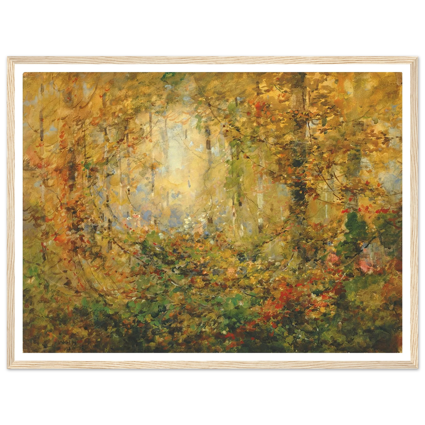 Autumn Tangle (1920) Art Print | William Henry Holmes-Quipham Collections