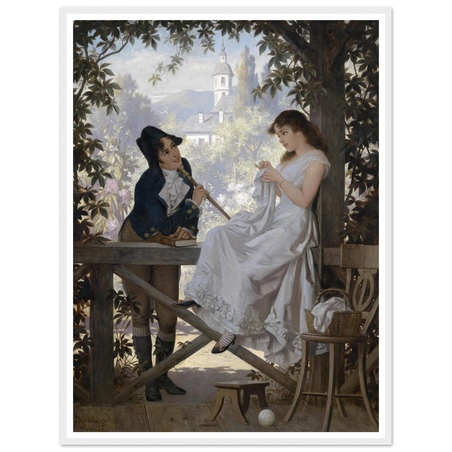 Das Stelldichein Art Print | Carl Schweninger Jr-Quipham Collections